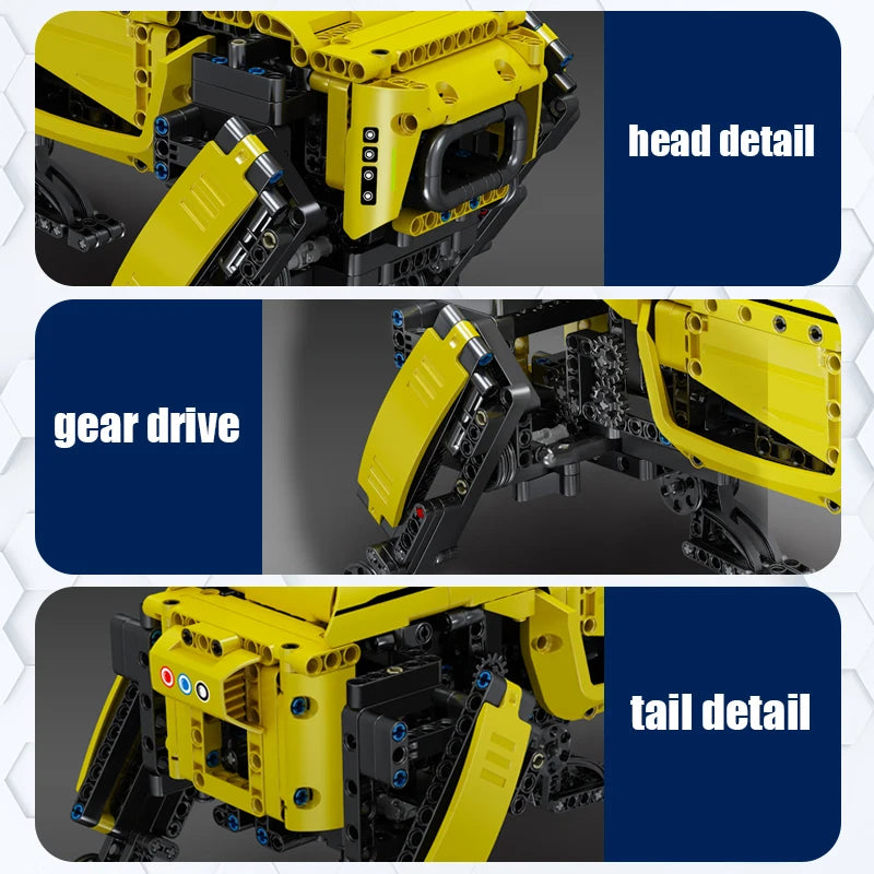 Power Robot Dog – RC & App-gesteuertes Klemmbaustein-Modell (936 Teile)