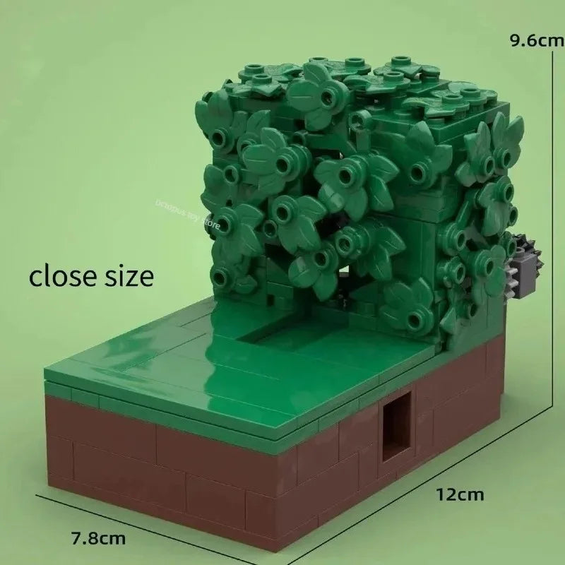 MOC Homer Simpson Busch Szene mit Figur 227 Teile