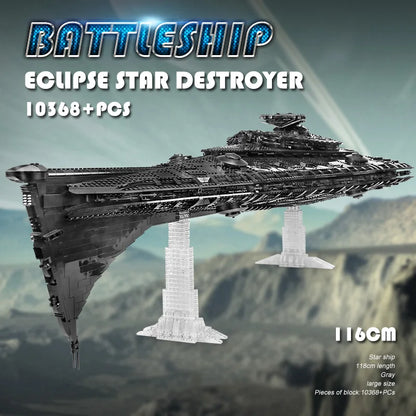 Eclipse-Class Dreadnought – XXL Klemmbaustein-Modell (10.300+ Teile | 116 cm Länge)