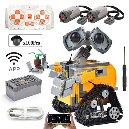 WALL-E – RC Klemmbaustein Modell mit App-Steuerung (687 Teile)