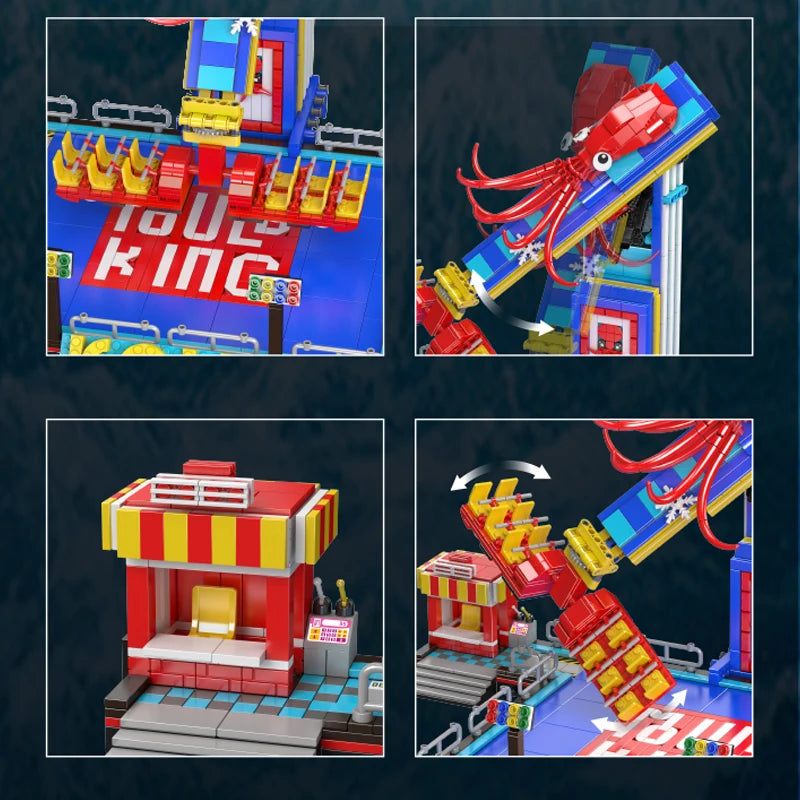 Mould King 11015 – Octopus Spin Ride (1658+ Teile)