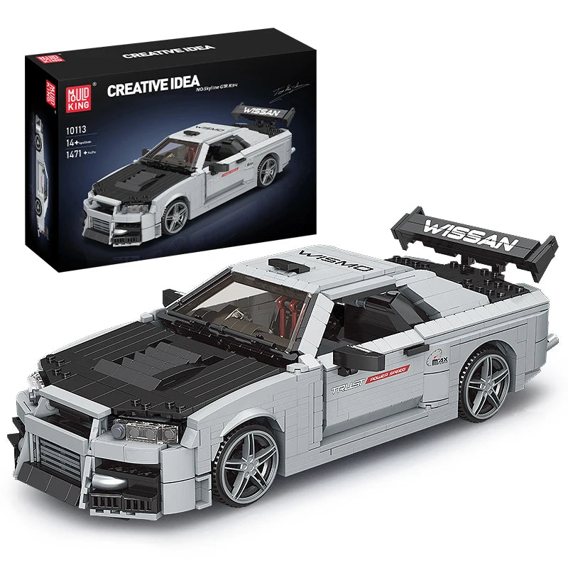 Mould King 10113 MOC Skyline R34 (1471 Teile)