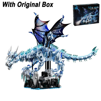 Eisdrache – Klemmbaustein Modell (1646 Teile)
