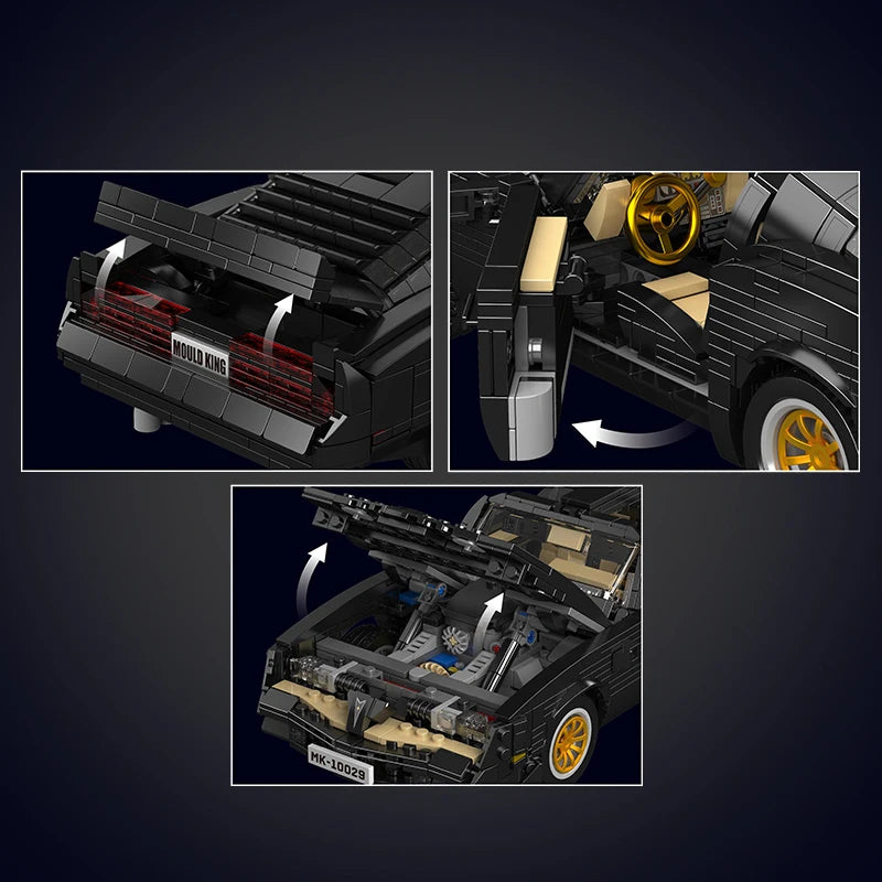 Mould King 10029 MOC Firebird 1557 Teile