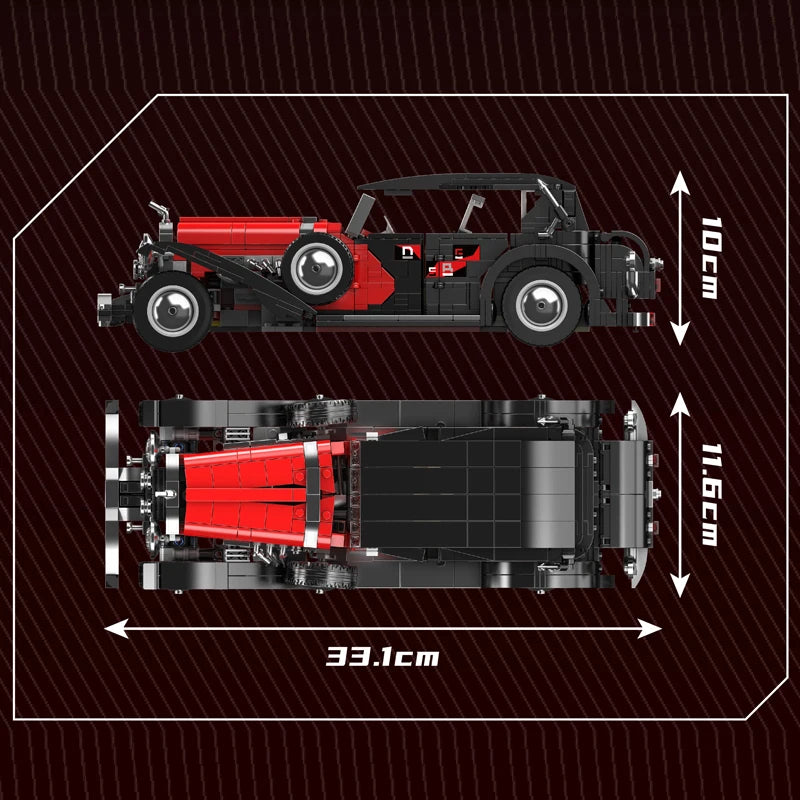 Mould King 10114 – D00zenburg Classic Car (1308 Teile)