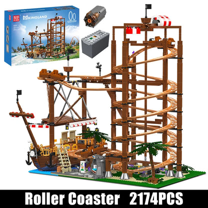 Mould King 11013 – Pirate Ship Roller Coaster (2174+ Teile)