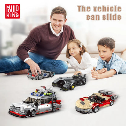 Mould King 27020 Mini Famous Car – Kultauto Klemmbaustein-Set (603 Teile)