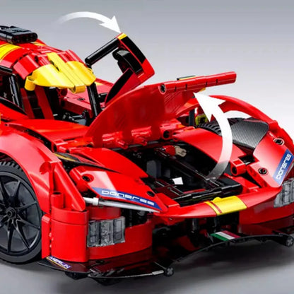 🏎️ RC Sportwagen „Speed Racer GT“ – 1500+ Bausteine mit Fernsteuerung