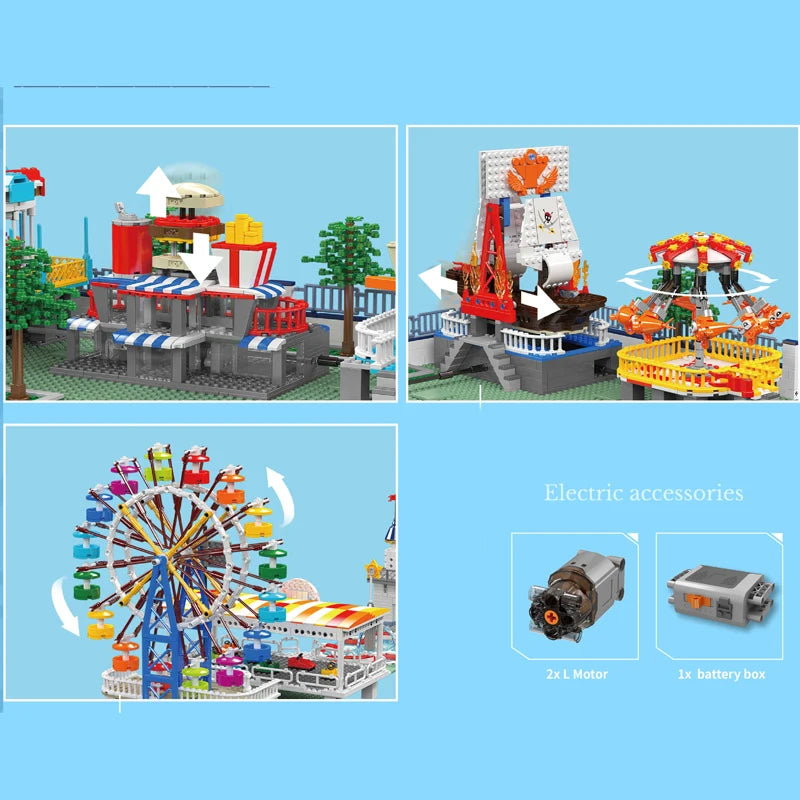 Mould King 11022 Freizeitpark 5220 Teile