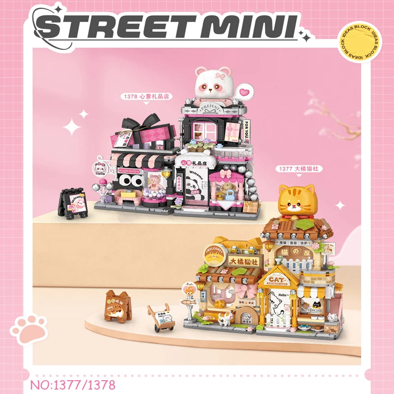 Street Mini – Detailreiche Miniatur-Häuser & Weihnachtsszenen