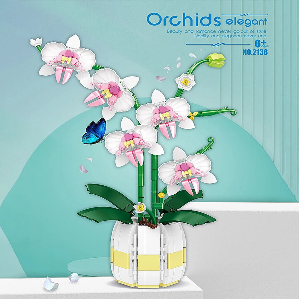 MOC Orchideen 600-720 Teile