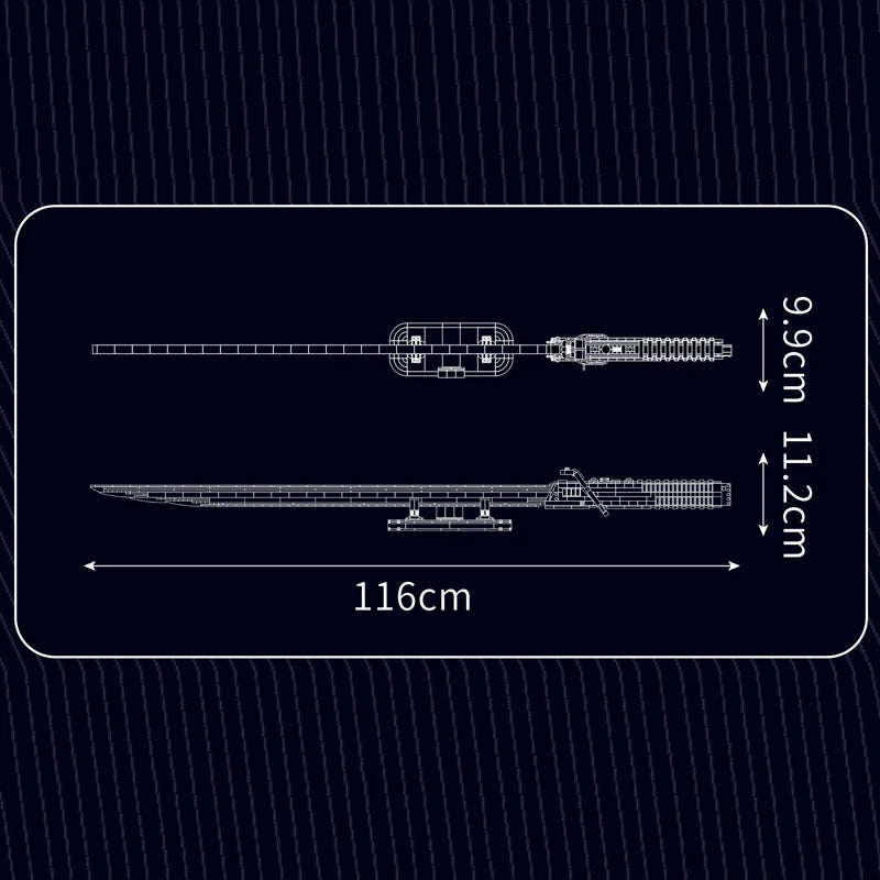 Mould King Creative Idea – Lichtschwert & Katana Sets (885–1126 Teile, mit Beleuchtung)