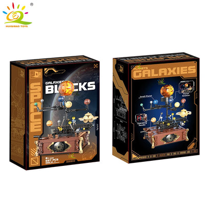 HUIQIBAO Sonnensystem Orrery – Micro-Klemmbaustein Modell (697 Teile)