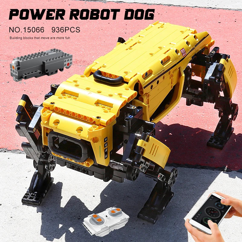 Power Robot Dog – RC & App-gesteuertes Klemmbaustein-Modell (936 Teile)