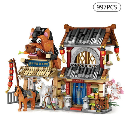 Street Mini – Detailreiche Miniatur-Häuser & Weihnachtsszenen