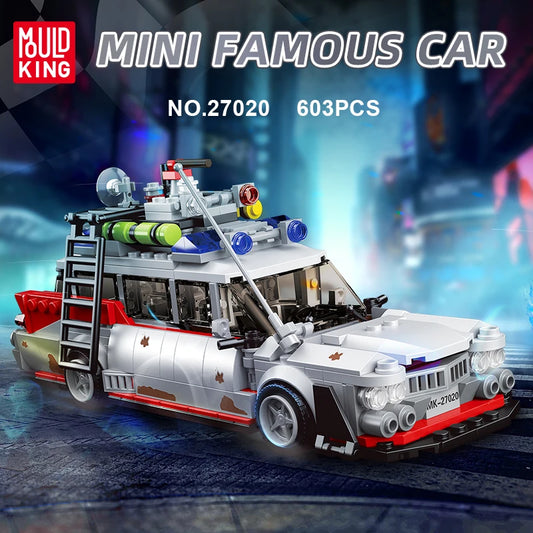 Mould King 27020 Mini Famous Car – Kultauto Klemmbaustein-Set (603 Teile)