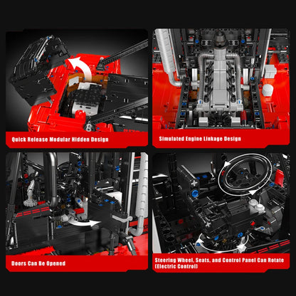 Mould King Heavy Duty Gabelstapler – RC-Technik-Set (4579 Teile)