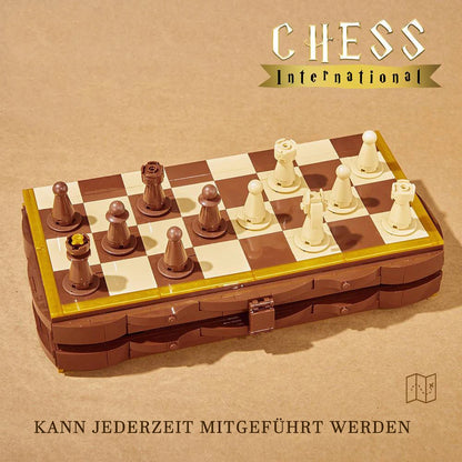 Klassisches Schachset aus Klemmbausteinen – 816 Teile