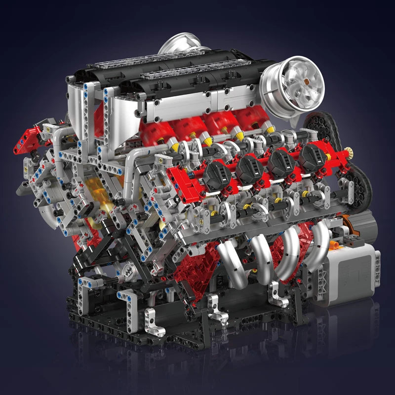Mould King 10130 F488 Supercar V8 Motor (2718Teile)