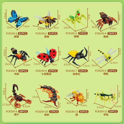 Moc Insekten 50-70 Teile