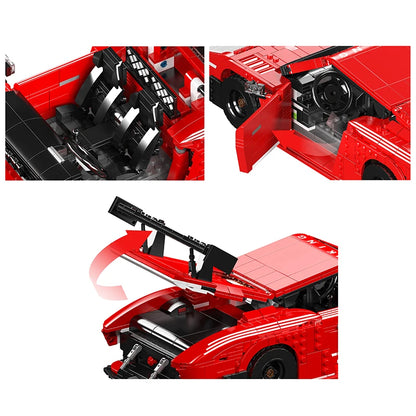 🏁 Mould King 10167 – Roter Rennwagen „Supercar GT3“ – 1717 Klemmbausteine