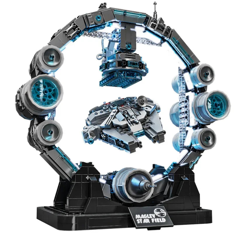 Maglev Starfield – Schwebendes Raumschiff Klemmbaustein-Set (1196 Teile)