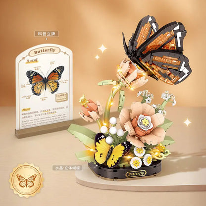 🌸🦋 Insekten Set – Leuchtende Blumen & Insekten-Modelle