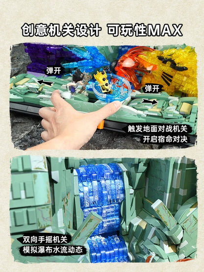 Keeppley Naruto – Tal des Endes Schlacht-Set (5000+ Teile & 6 Figuren)