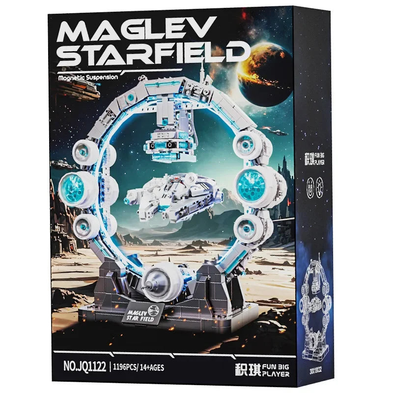 Maglev Starfield – Schwebendes Raumschiff Klemmbaustein-Set (1196 Teile)