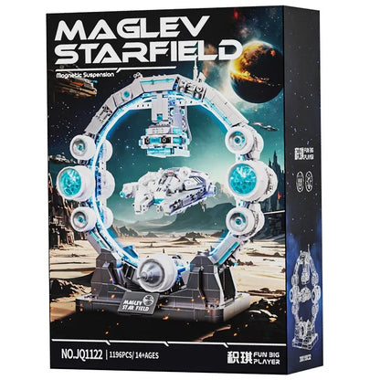 Maglev Starfield – Schwebendes Raumschiff Klemmbaustein-Set (1196 Teile)