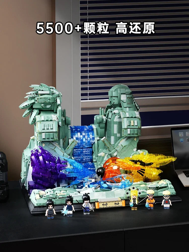 Keeppley Naruto – Tal des Endes Schlacht-Set (5000+ Teile & 6 Figuren)