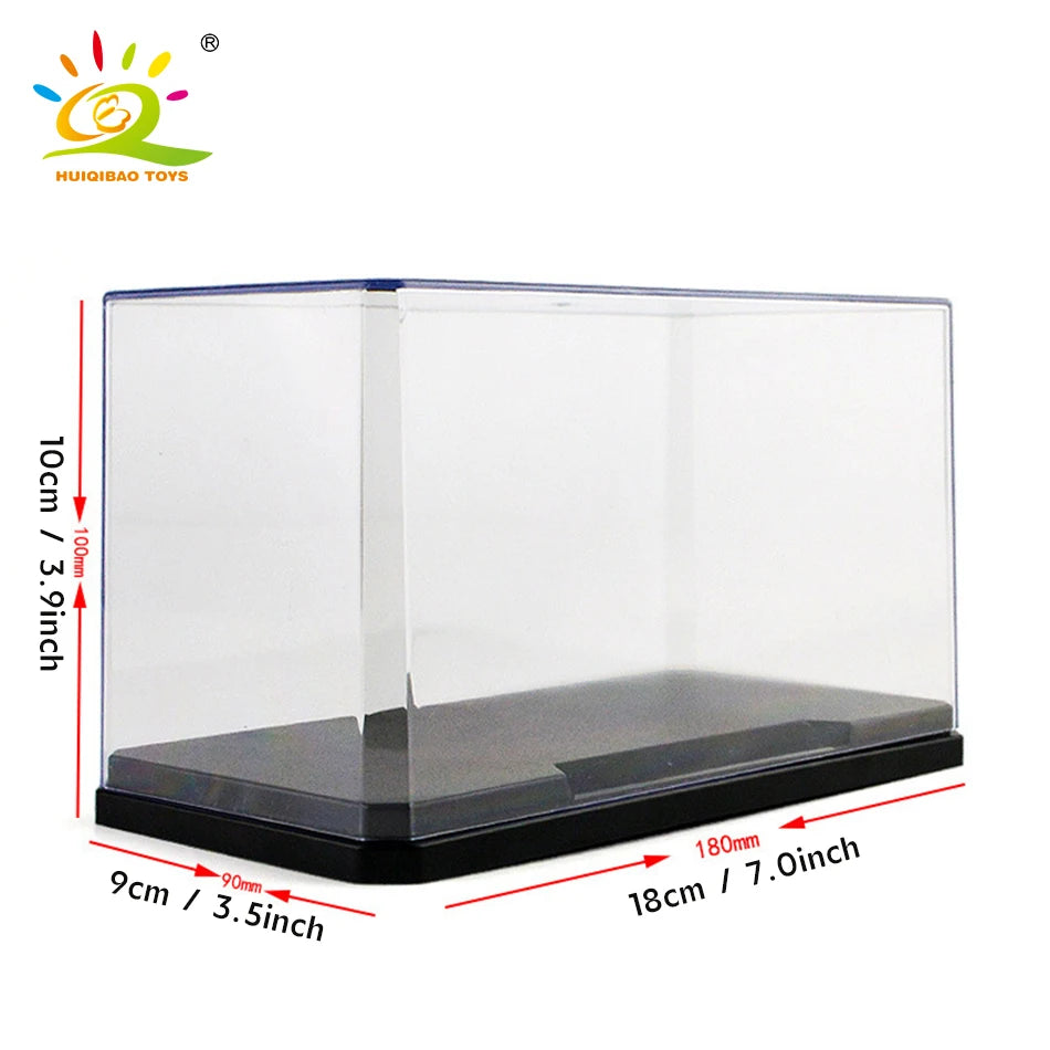 HUIQIBAO Acryl Display Box für Figuren & Bausteine – verschiedene Größen