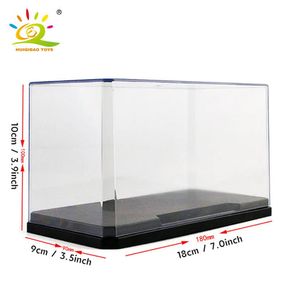 HUIQIBAO Acryl Display Box für Figuren & Bausteine – verschiedene Größen