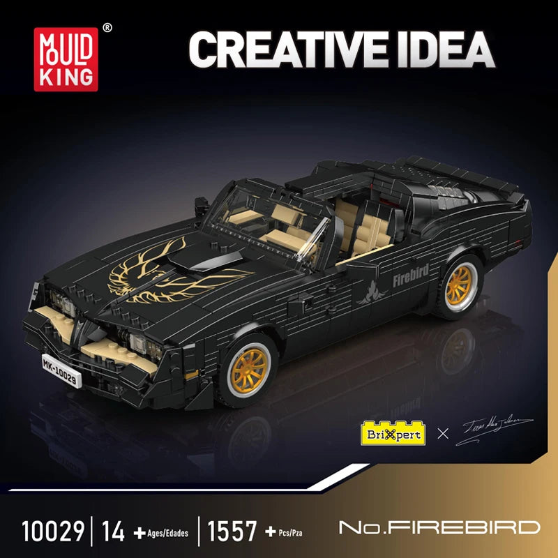 Mould King 10029 MOC Firebird 1557 Teile
