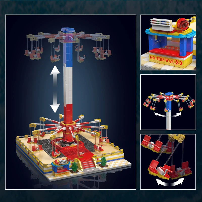 Mould King 11016 – Flying Swing Ride (1581+ Teile)