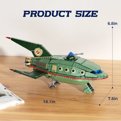 Zilintoys „Planet Express Ship“ – Kultiges Raumschiff-Bauset (928 Teile)