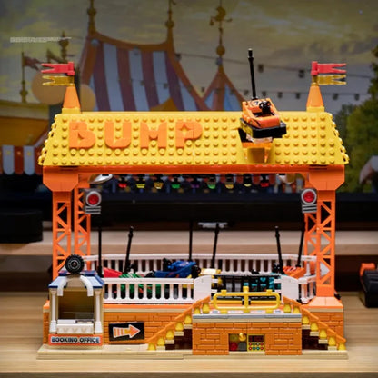 Jahrmarkt Autoscooter – Freizeitspaß aus Klemmbausteinen 1099 Teile