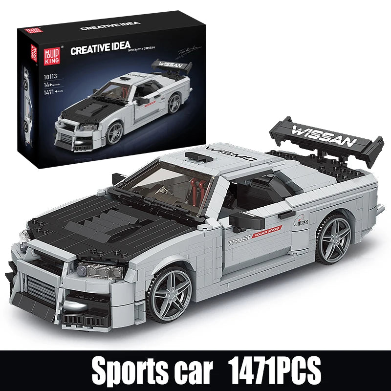 Mould King 10113 MOC Skyline R34 (1471 Teile)
