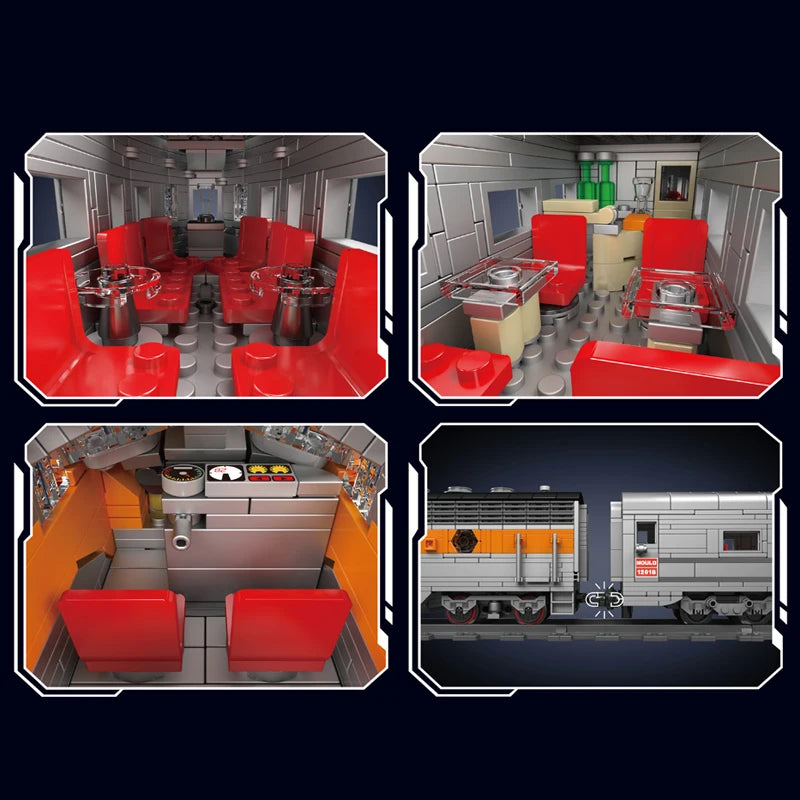 Mould King 12018 Diesel Lokomotive (1541 Teile)