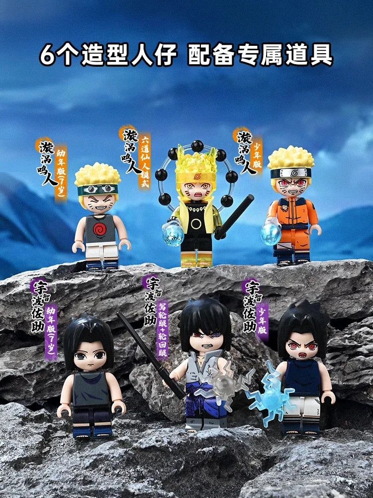 Keeppley Naruto – Tal des Endes Schlacht-Set (5000+ Teile & 6 Figuren)