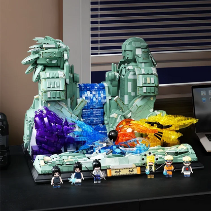 Keeppley Naruto – Tal des Endes Schlacht-Set (5000+ Teile & 6 Figuren)