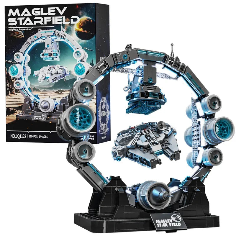 Maglev Starfield – Schwebendes Raumschiff Klemmbaustein-Set (1196 Teile)