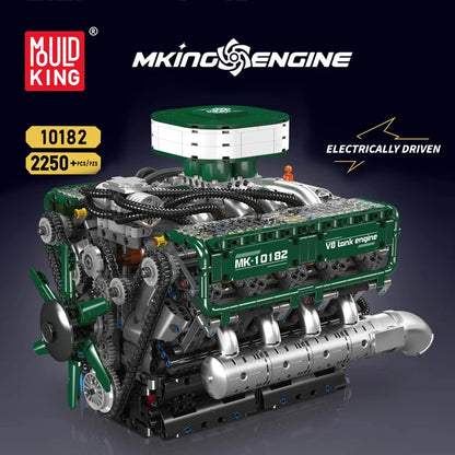 Mould King 10182 Motor – Klemmbausteine Technik Engine 2250 Teile