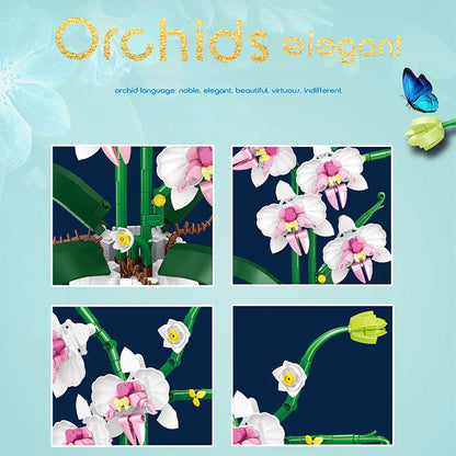 MOC Orchideen 600-720 Teile