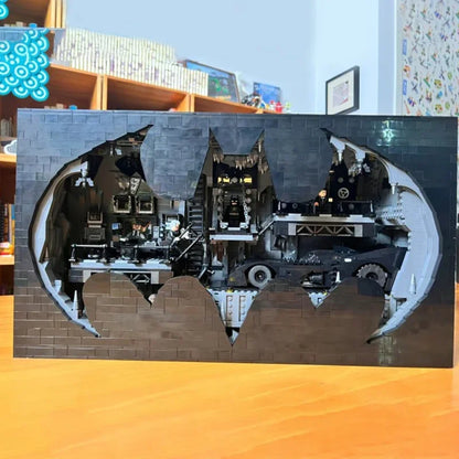 🦇 Batcave – Heldenversteck aus Klemmbausteinen mit 3981 Teilen & 7 Figuren