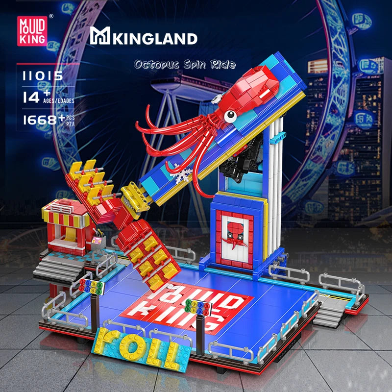 Mould King 11015 – Octopus Spin Ride (1658+ Teile)