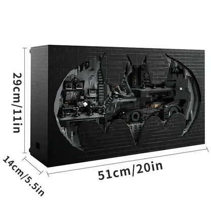 🦇 Batcave – Heldenversteck aus Klemmbausteinen mit 3981 Teilen & 7 Figuren