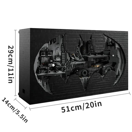 🦇 Batcave – Heldenversteck aus Klemmbausteinen mit 3981 Teilen & 7 Figuren