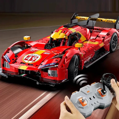 🏎️ RC Sportwagen „Speed Racer GT“ – 1500+ Bausteine mit Fernsteuerung