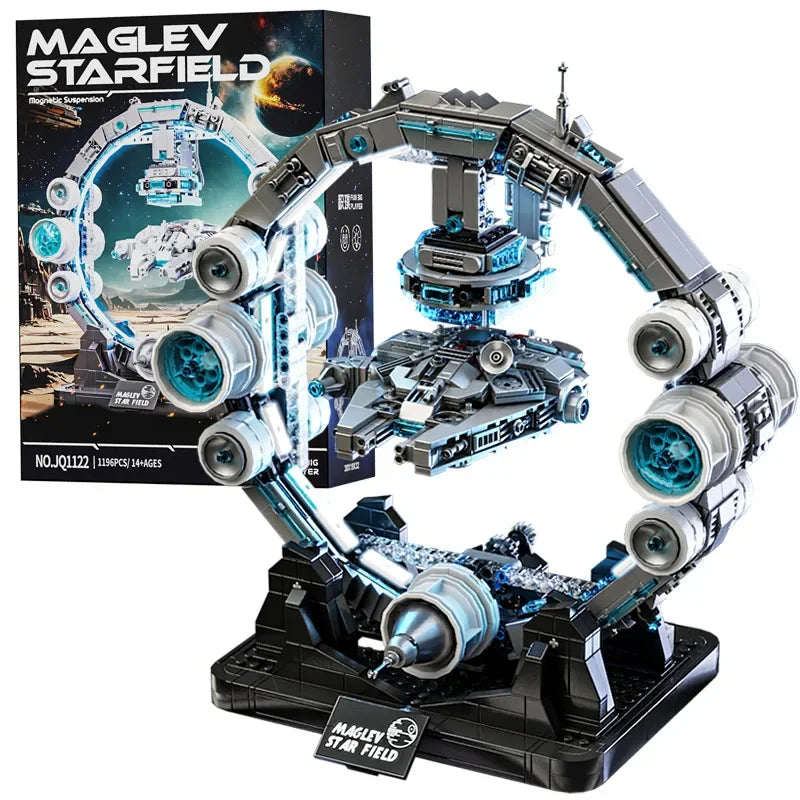Maglev Starfield – Schwebendes Raumschiff Klemmbaustein-Set (1196 Teile)